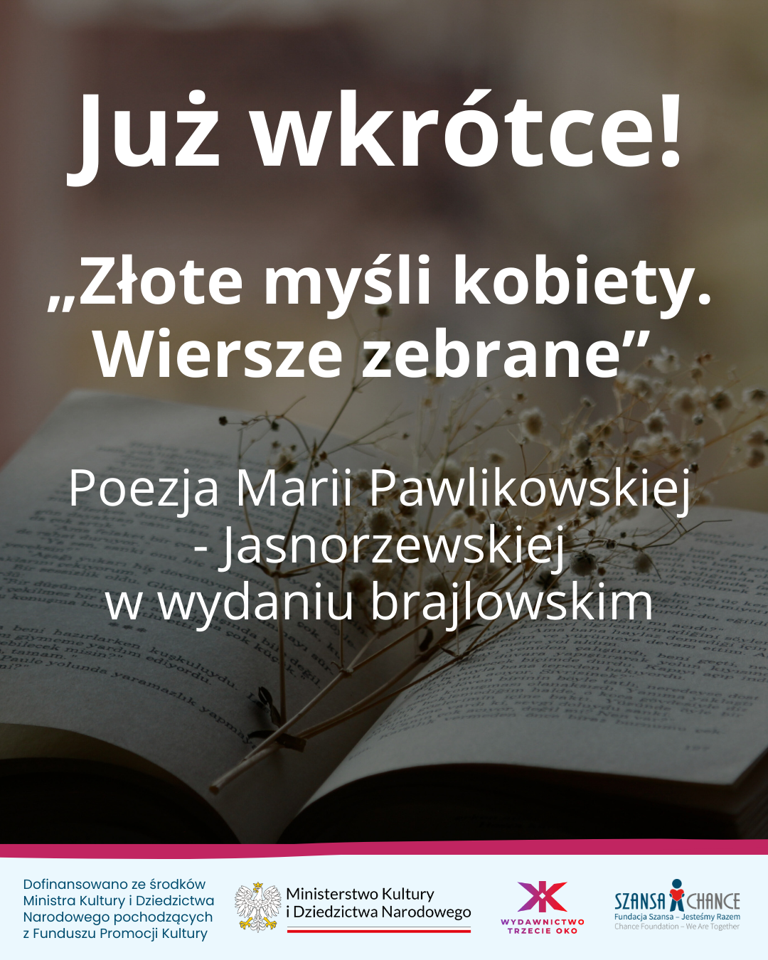 Fundacja Szansa - Jesteśmy Razem - "Złote myśli kobiety. Wiersze